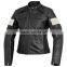 Men Black Motorbike Leather jacket / Moto Leather Jacket AI-8095