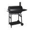 Frosted Classic Black Color Outdoor Smoker Barbecue Grill with BBQ Tables