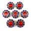 Hot sale wholesale retail sewing button acrylic rhinestone button with shank pearl Christmas button For DIY flower center