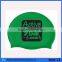 Custom logo adult kid size swimming cap silicone