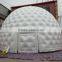 Latest large one layer inflatable dome clear tent for projection, air dome 3D marquee