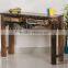 ANTIQUE RECYCLE WOOD CONSOLE TABLE WITH 2 DRAWER