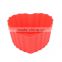 Heart shaped lovely silicone cake mold
