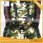 Universal Baby Buggy liner Green Camo Black Ruffled Stroller Liner