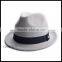 Wholesale Fashionable Custom light grey tribby winter Wool Felt Hat trilby winter Fedora Hat