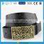 New retro style embossing ladies genuine leather belt 2015