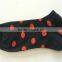 Hot sale women sock with mix color yarn knitted spot sock