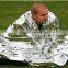 PET Aluminium Coating Emergency Shelter Tent Survival Rescue Tent