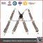 Design Brand Stretchable Elastic Suspender for Women Genuine leather braces suspenders