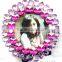Pearl and zinc alloy metal photo frames