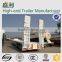 3 Axle 500mm Low Chassis for Heavy-duty Equipment Transport Trailer Low Bed Semi Truck Trailer