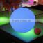 Hard shock resistant PE Plastic housing RGB SMD LED glow in the dark balls