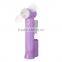 Hand held battery power fan air water mist bottle cooling spray for daily life