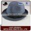 Fashion cheap wholesale straw burgundy brim fedora hat