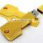 New fashion key shape flash drive usb costomizable laser logo