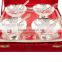 IndianArtVilla Silver Plated Set of 4 Bowl Deep Dish 4 Spoons 1 Serving Tray, Gift Packing Box - Desert ice cream Serving