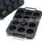 Non Stick Bakeware for Muffins Baking Mold Muffin Cup Silicone Muffin Tray