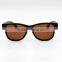 Ebony Wood Laminated Layers Wood Sunglasses VU400
