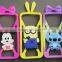 New design silica frame custom rubber cartoon mobile phone case