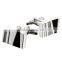 Square enamel cufflinks luxury unique jewelry findings