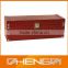 Best Sell factory customized leather takeaway wine box (ZDS-F405)