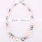 8-12mm colorful graduated shell fashion newest statement pearl necklace