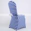 Polyester and nylon lycra spandex chair cover stripe spandex zebra-stripe