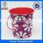 Small Metal Tin Bucket Garbage Can With Handle Customer New Design