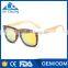 bamboo wooden sunglasses with pc frame and handmade bamboo temple