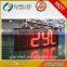 LED time and temp display advertising LED screen