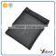 black pu leather jewelry pouch zipper closure