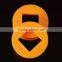 24X4mm pulley Belt Wheel orange for Toy Robot car model, Square hole