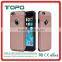 Slim soft flexible TPU hard plastic back cover PC shockproof bumper hybrid cell phone case for iPhone 6 6s plus