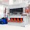MDF Multilayer door skin melamine lamination press machine,melamine paper laminate door skin machine