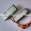 Motorcycle Clear Lens Rectangles LED Reflector Tail Brake Stop Marker Light Indicator Trailer Lamp