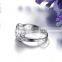2MM Stainless steel round zircon ring fashion women ring wedding jewelry 6260480