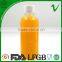 High quality clear 250ml empty plastic boston round bottle