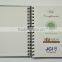 single spiral notebook with elastic closure, spiral bound journal