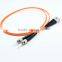 fiber optic Patch cord DX MM ST-ST