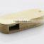 2017 New gift printed logo Wooden swivel flash drive disk 2gb 8gb