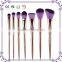 8pcs Custom Logo Makeup Brushes Makeup Kits Loose Powder Container With Brush