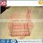 Color foldable iron dog cage with double door