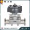 sanitary stainless steel import clamped diaphragm valve