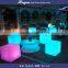 LED light seating cube with cushion