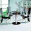 TH633 Modern design tempered glass top dining table
