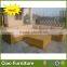 Outdoor L shape sofa set rattan outdoor furniture