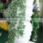 China Manufactory Atificial Green Oak Artificial Hanging Rattan Fake Leaf