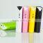 2015 private slim Chinese style led torch power bank 5200mAh