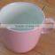best selling V-shape color glazed ceramic coffee mug cup for drinking