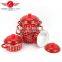 3pcs enamel cookware casseroles set with customize decal cast iron enamel casserole